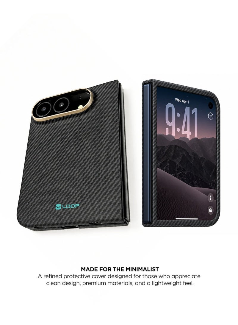 LOOP  Kevlar Cover for iPhone Duo, Premium Aramid Fiber Case, Ultra-Slim Lightweight Protective Cover, Precision Fit, Durable Woven Finish - Image 5