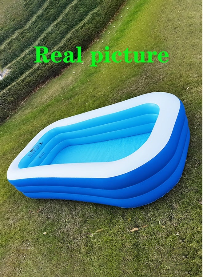 250X140X52CM Inflatable Pool for Kids Large Family Swimming Pools for Backyard Garden Home Lawn Indoor Outdoor - Image 3