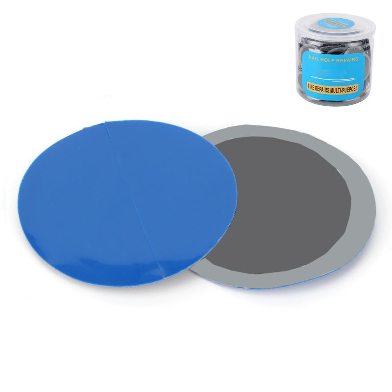 Tire Repair Patch 42mm Premium Rubber - Durable High Temperature Resistant Tubeless Tyre Patch for Car Motorcycle Emergency Puncture Repair - Image 3