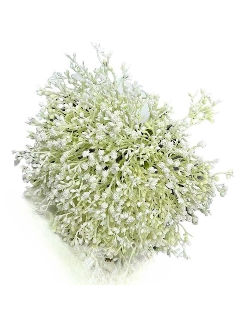 Huitich Artificial Flower Decor for Home, Parties, and Weddings Beige  - Image 1