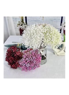 Huitich Artificial Flower Decor for Home, Parties, and Weddings Beige  - Image 2