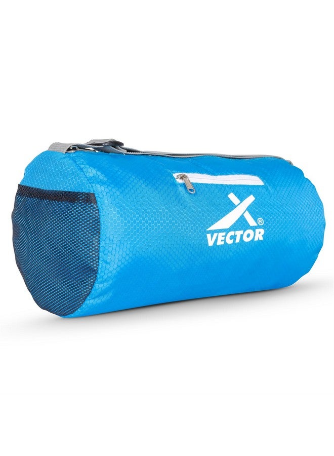 Vector X Attacker Polyester Gym Bag|Shoulder Bag|Sports Bag|Sports & Travel Bag|Duffle Bags for Men & Women|Exercise and Fitness|Blue| Capacity - 20 Liter - Image 1