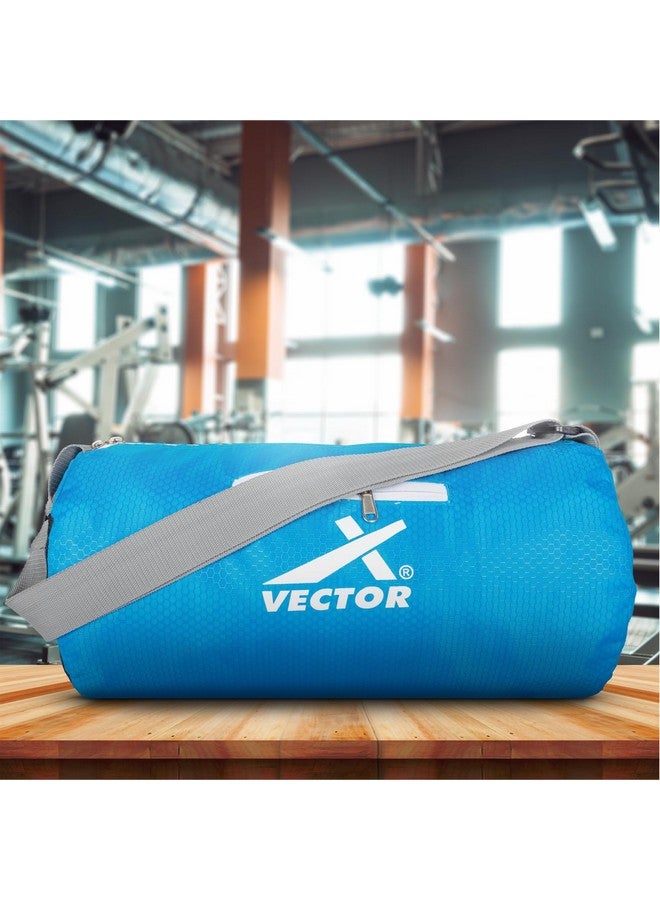 Vector X Attacker Polyester Gym Bag|Shoulder Bag|Sports Bag|Sports & Travel Bag|Duffle Bags for Men & Women|Exercise and Fitness|Blue| Capacity - 20 Liter - Image 2