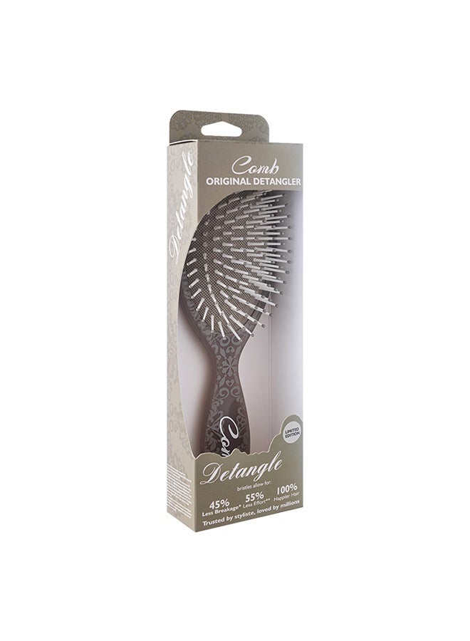 Hair Brush Original Detangling Brush - Soft and Flexible Bristle Brush for Curly, Straight, Thick, and Wavy Hair - Brown - Image 2
