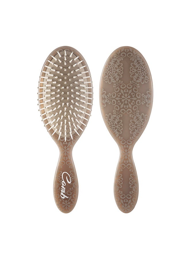 Hair Brush Original Detangling Brush - Soft and Flexible Bristle Brush for Curly, Straight, Thick, and Wavy Hair - Brown - Image 1