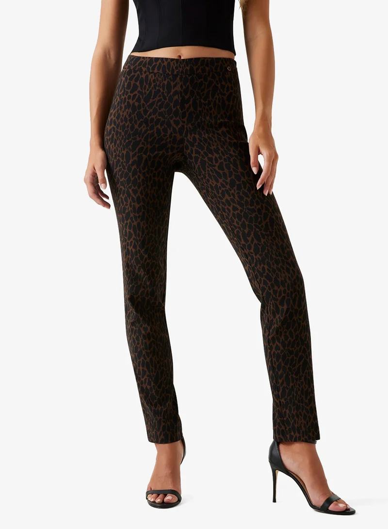 جس Short Sleeve Crew Neck G81 Flowers T-Shirt