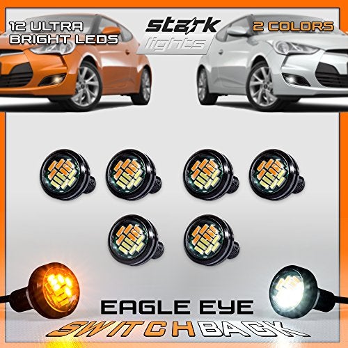 Stark مصباح ستارك إندستريز 23 مم إيجل آي سويتش باك (أبيض/كهرماني) - Image 1