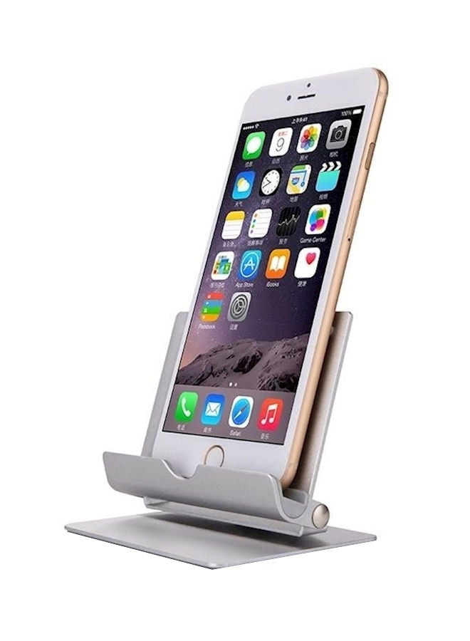 NIBEMINENT Aluminum Alloy Phone Stand For Apple iPhone/iPad silver  - Image 4