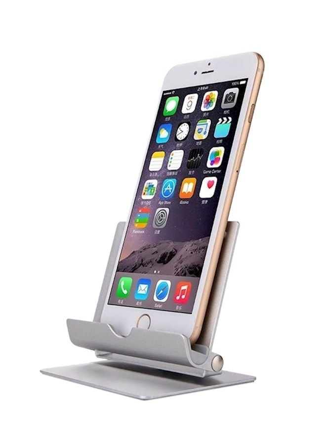 NIBEMINENT Aluminum Alloy Phone Stand For Apple iPhone/iPad silver  - Image 5
