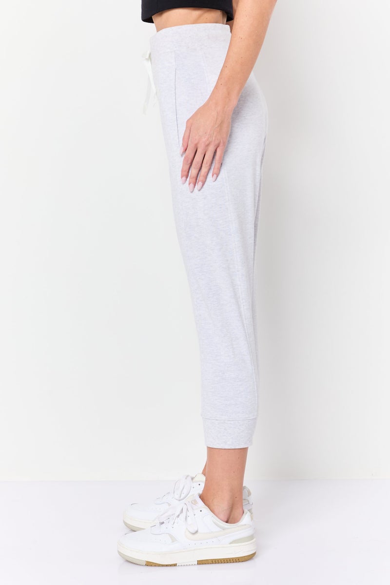 Nike Women Sportswear Fit Gym Classic Capri Leggings, Heather Grey - Image 4