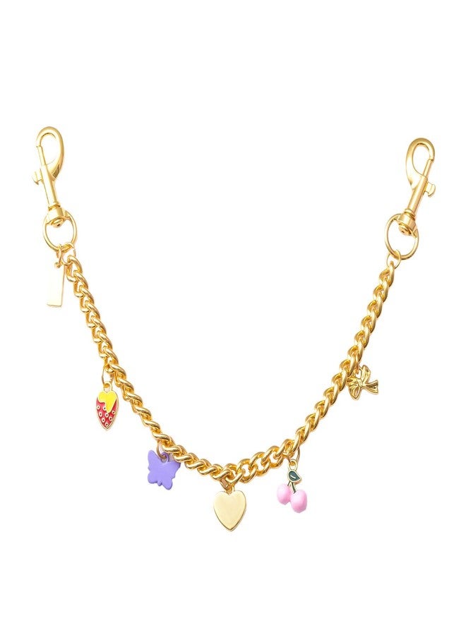SORGERLY Bag Purse Charm Chain for Handbags - Gold Key Chain Accessories - Cute Keychain Gifts for Women, Medium, Metal - Image 1