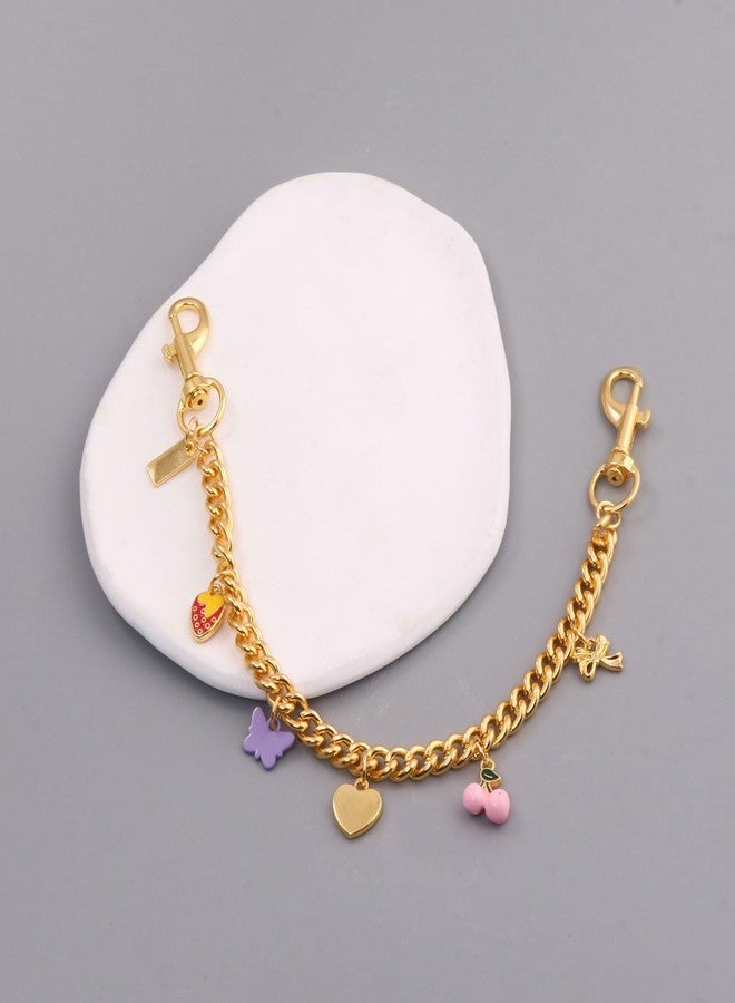 SORGERLY Bag Purse Charm Chain for Handbags - Gold Key Chain Accessories - Cute Keychain Gifts for Women, Medium, Metal - Image 2