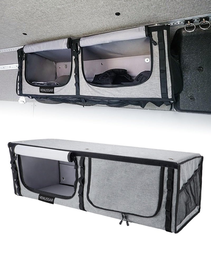 Venussar 36 RV Overhead SoftSided Storage Cabinet RV Organizer Storage Compatible with MercedesBenz Sprinter Compatible with Ford Transit Compatible with RAM Promaster - Image 3