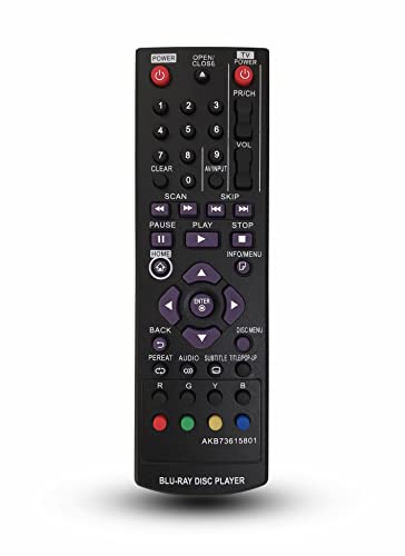 BOMAZ New Replacement Remote Control for LG BP135W BD270 BP320 BPM35 BP335W BD651N Blu-ray Disc Player - Image 4