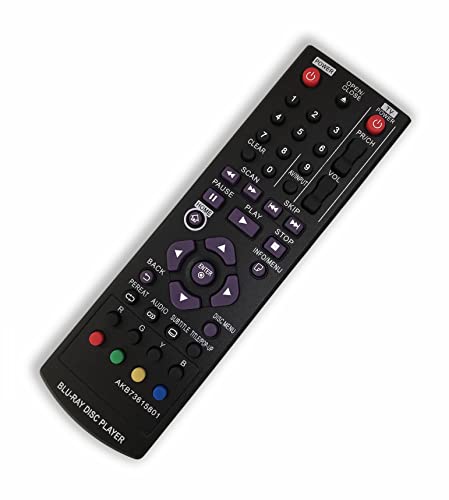 BOMAZ New Replacement Remote Control for LG BP135W BD270 BP320 BPM35 BP335W BD651N Blu-ray Disc Player - Image 2