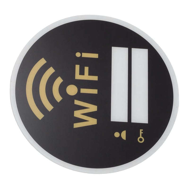 Modern Acrylic Wifi Password Sign Wall Sticker For Home And Hotel Decoration - Image 2
