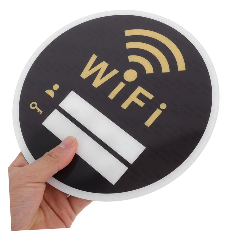 Modern Acrylic Wifi Password Sign Wall Sticker For Home And Hotel Decoration - Image 5