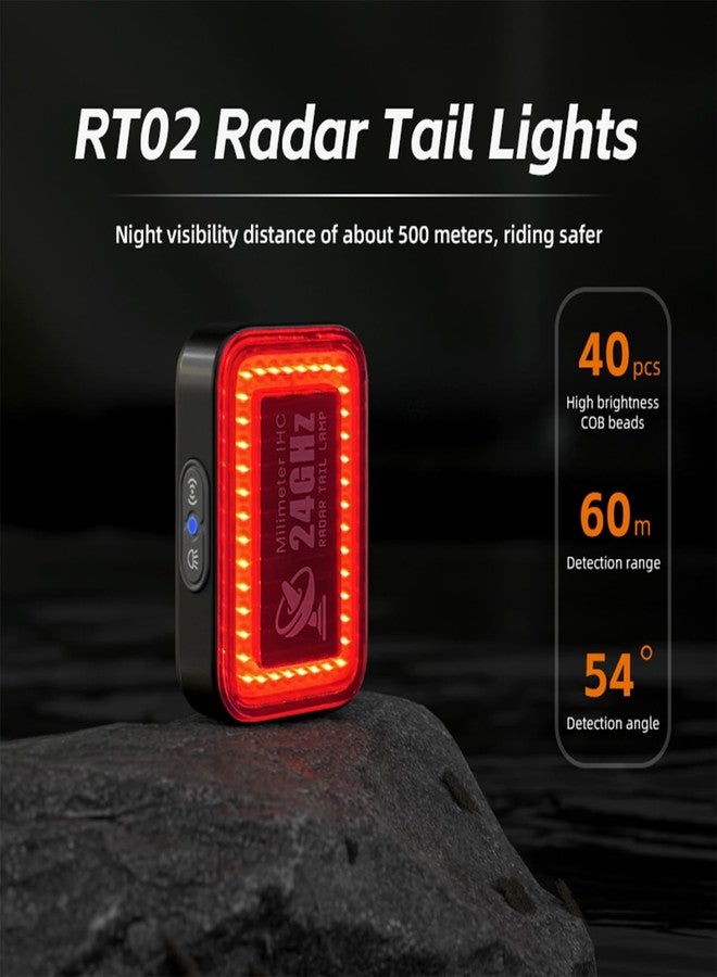 Cyclami Bike Tail Light Radar, CYCLAMI Smart Brake Warning Radar, Auto Light, Rear Taillight with Visual Alerts for Approaching Vehicles - Image 5