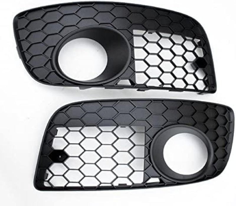 TX Racing Hex Mesh Honeycomb Style Fog Light Grille with Air Vent Intake for 2006-2009 Golf GTI MK5 / Jetta GLI MK5 - Image 1