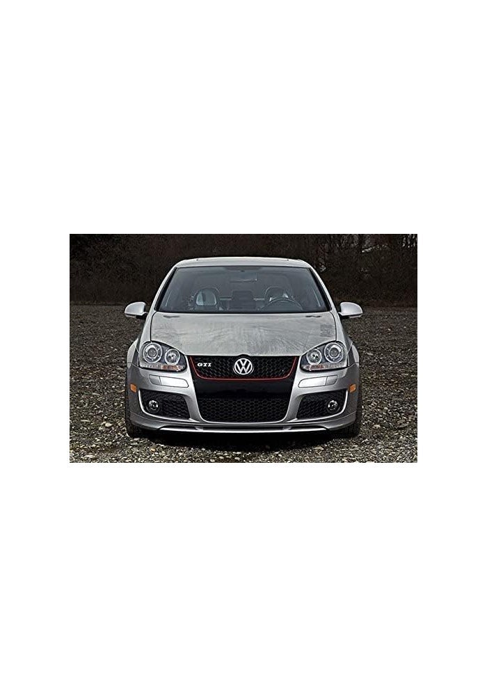 TX Racing Hex Mesh Honeycomb Style Fog Light Grille with Air Vent Intake for 2006-2009 Golf GTI MK5 / Jetta GLI MK5 - Image 3