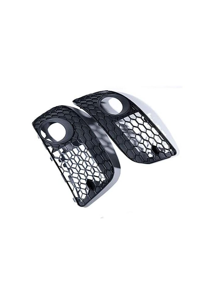 TX Racing Hex Mesh Honeycomb Style Fog Light Grille with Air Vent Intake for 2006-2009 Golf GTI MK5 / Jetta GLI MK5 - Image 4