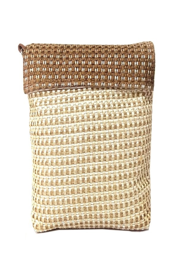 Travo Time Ethnic Jute Sling bag/Cross body bag for women/Handmade sling bag for women Color Cream - Image 5