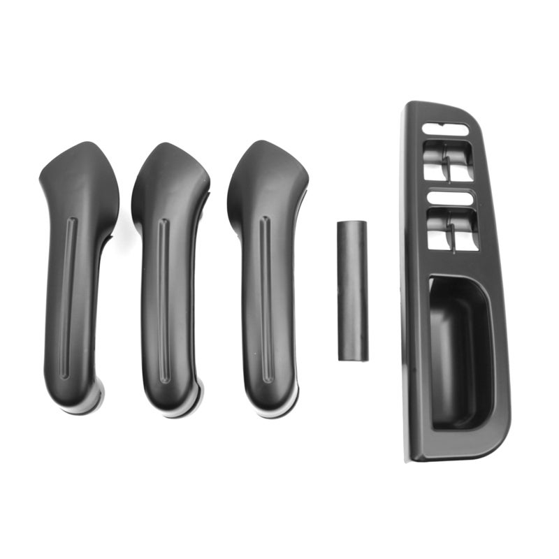 Window Switch Armrest Panel: Black Premium Durable Wear-Resistant - Exquisite Craftsmanship Interior Upgrade Easy Install Replacement for Volkswagen Golf Jetta MK4 1988-2004 Right Hand Drive - Image 1