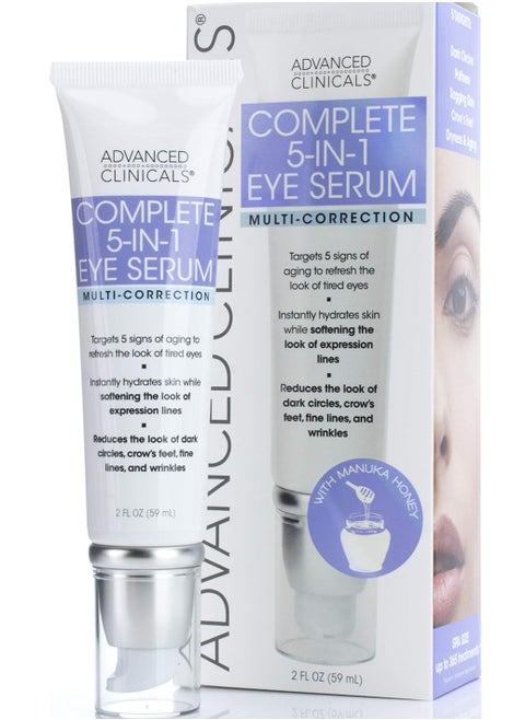 Advanced Clinicals 5-in-1 Anti-Aging Eye Serum 59ml