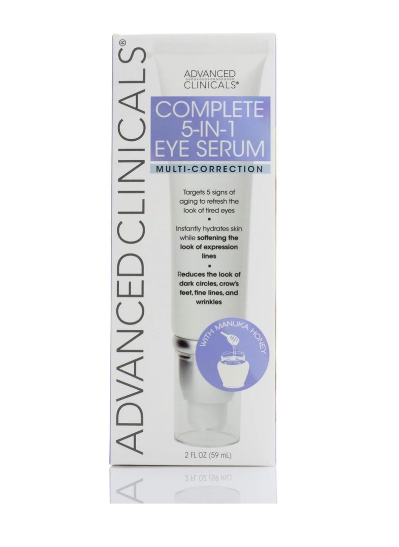 Advanced Clinicals 5-in-1 Anti-Aging Eye Serum 59ml