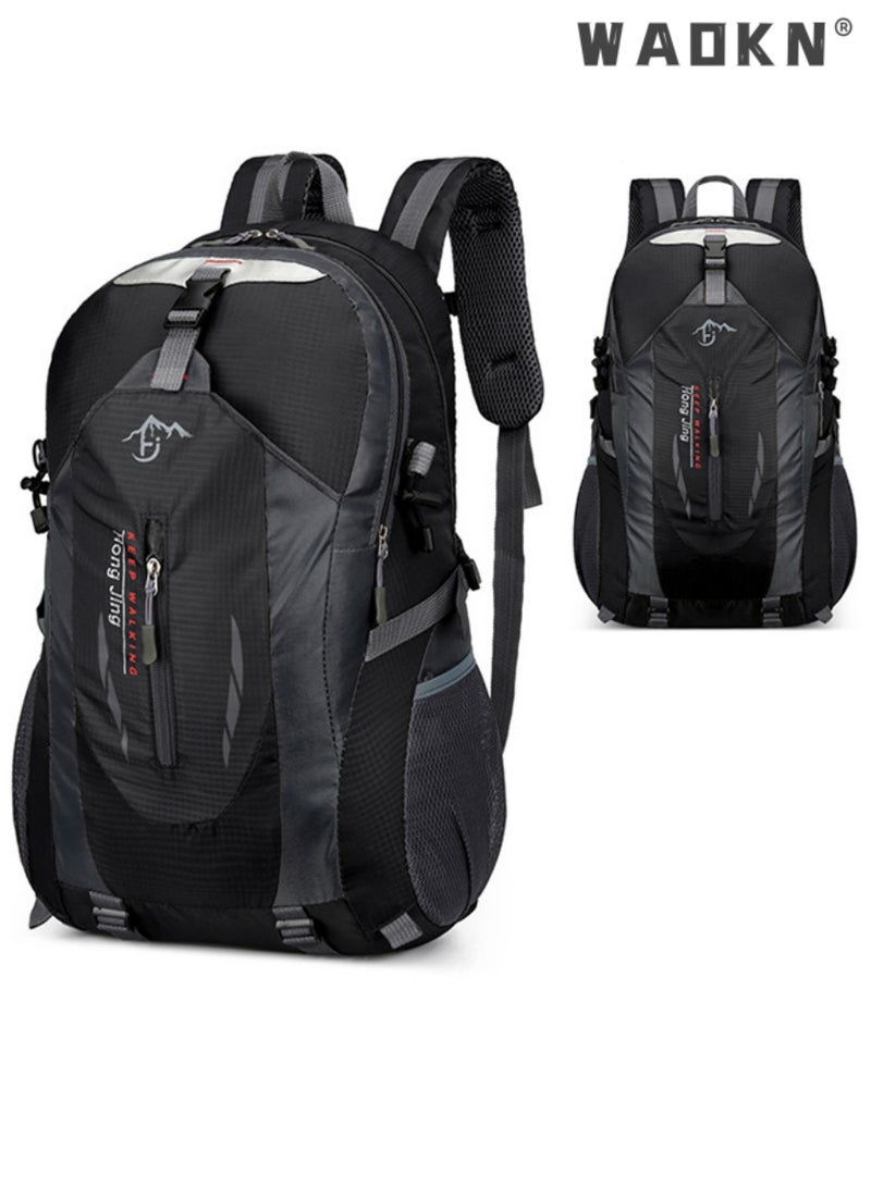 WAOKN 40 Litre Travel Backpack Laptop Backpack for Men and Women Casual Bag for Regular Travelling, Trekking & Hiking,Water-Repellant Camping Backpack for Hiking Cycling Camping Travel Sports Climbing - Image 1