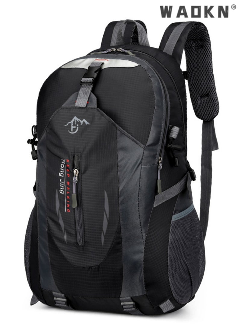 WAOKN 40 Litre Travel Backpack Laptop Backpack for Men and Women Casual Bag for Regular Travelling, Trekking & Hiking,Water-Repellant Camping Backpack for Hiking Cycling Camping Travel Sports Climbing - Image 3