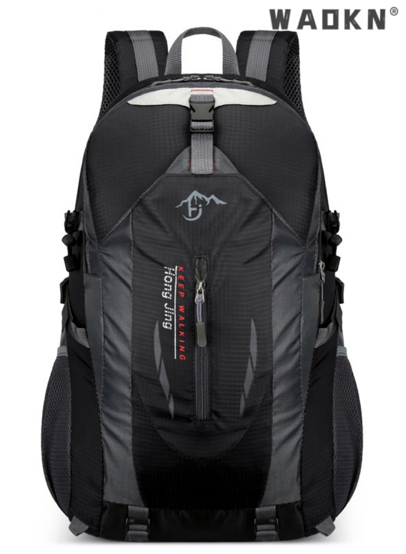 WAOKN 40 Litre Travel Backpack Laptop Backpack for Men and Women Casual Bag for Regular Travelling, Trekking & Hiking,Water-Repellant Camping Backpack for Hiking Cycling Camping Travel Sports Climbing - Image 5