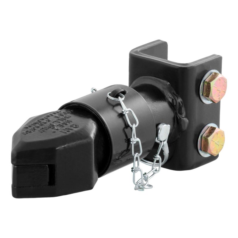 Curt CURT 25319 Channel-Mount Adjustable Trailer Coupler, 2-Inch Hitch Ball, 7,000 lbs, black - Image 1
