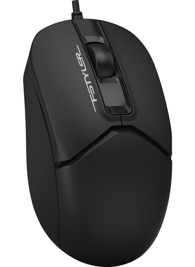 A4TECH A4 TECH FM12 OPTICAL MOUSE USB BLACK 1200 DPI  - Image 1