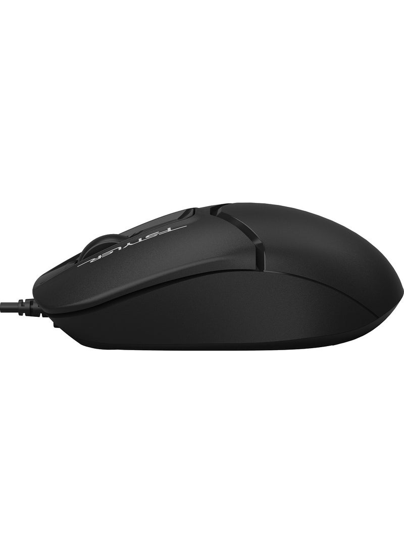 A4TECH A4 TECH FM12 OPTICAL MOUSE USB BLACK 1200 DPI  - Image 2