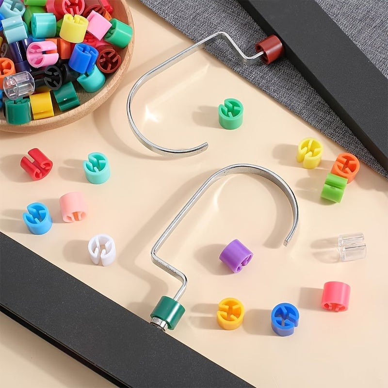 Apple Green 100pcs Color Coded Hanger Labels for 3.5mm Hangers - Image 1