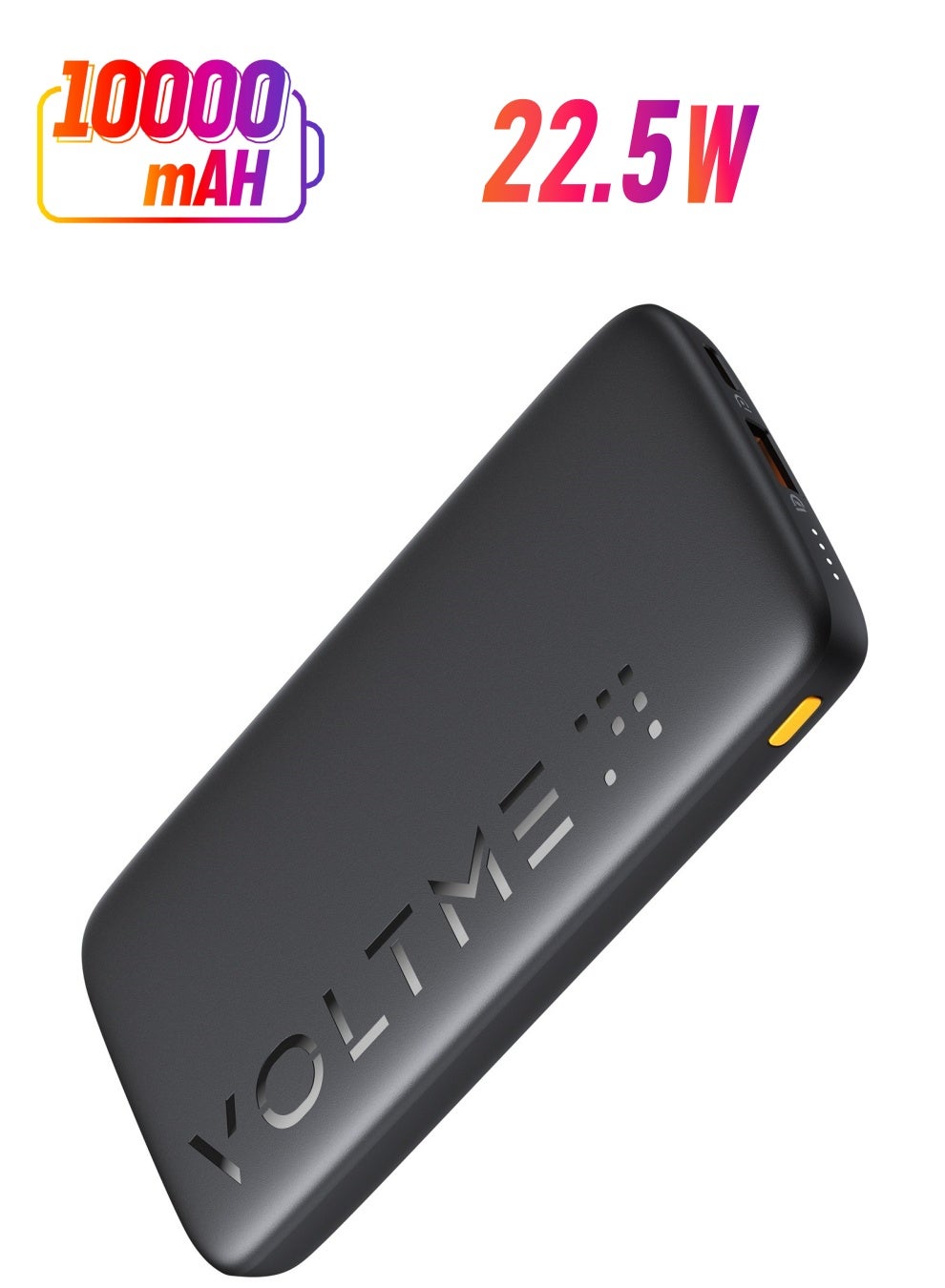 10000 mAh Fast Charging Power Bank 22.5W PD, Ultra-Slim 10000mAh External Battery Pack, Type-C Quick Charge, Portable PowerBank for iPhone 17 / 17 Pro / 17 Pro Max / iPhone Air / iPhone 16 Pro Max / 16 Pro / 16 Plus / 15 / 14 / 13 / 12, Samsung Galaxy S25 / S24 / S23 / S22 / S21, Pixel 6 / 7, iPad and More, High-Speed Charging, Compact and Lightweight USB C Power Bank for Travel (Black)