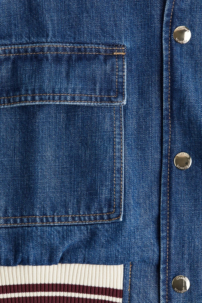 H&M Denim bomber jacket