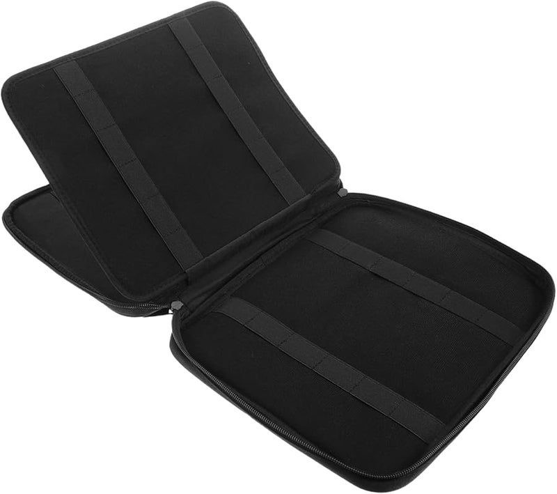 Smartwatch Band Storage Case Durable Polyester with Numbered Slots Black Travel Organizer - Image 1