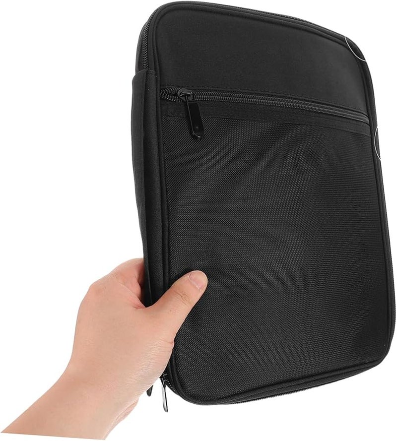 Smartwatch Band Storage Case Durable Polyester with Numbered Slots Black Travel Organizer - Image 5