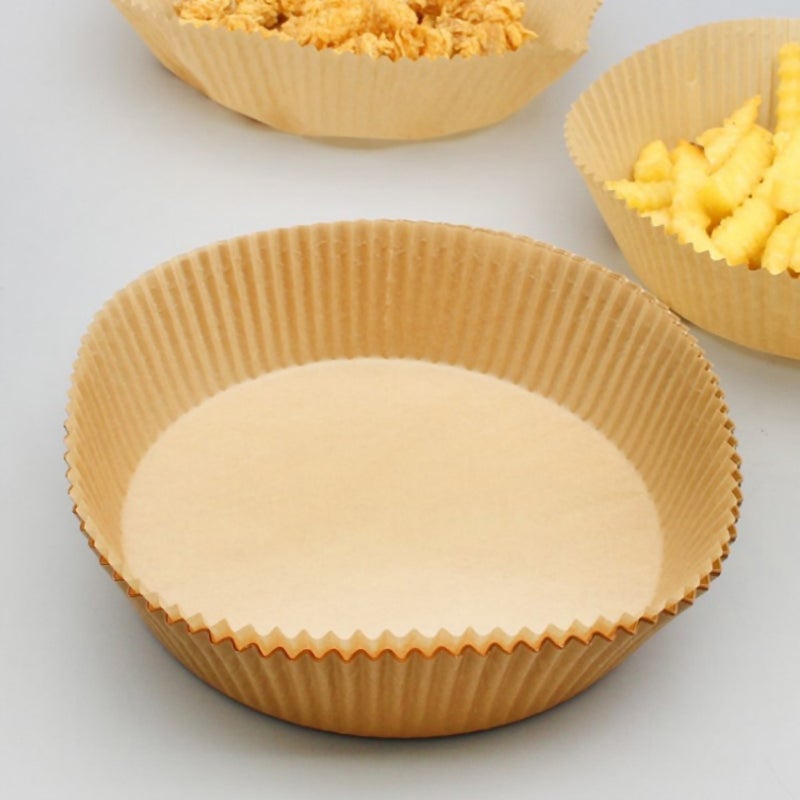 100Pcs Paper Tray for Air Fryer Pads Air Fryer Paper Trays Silicone Oil Paper Baking Trays - Image 5