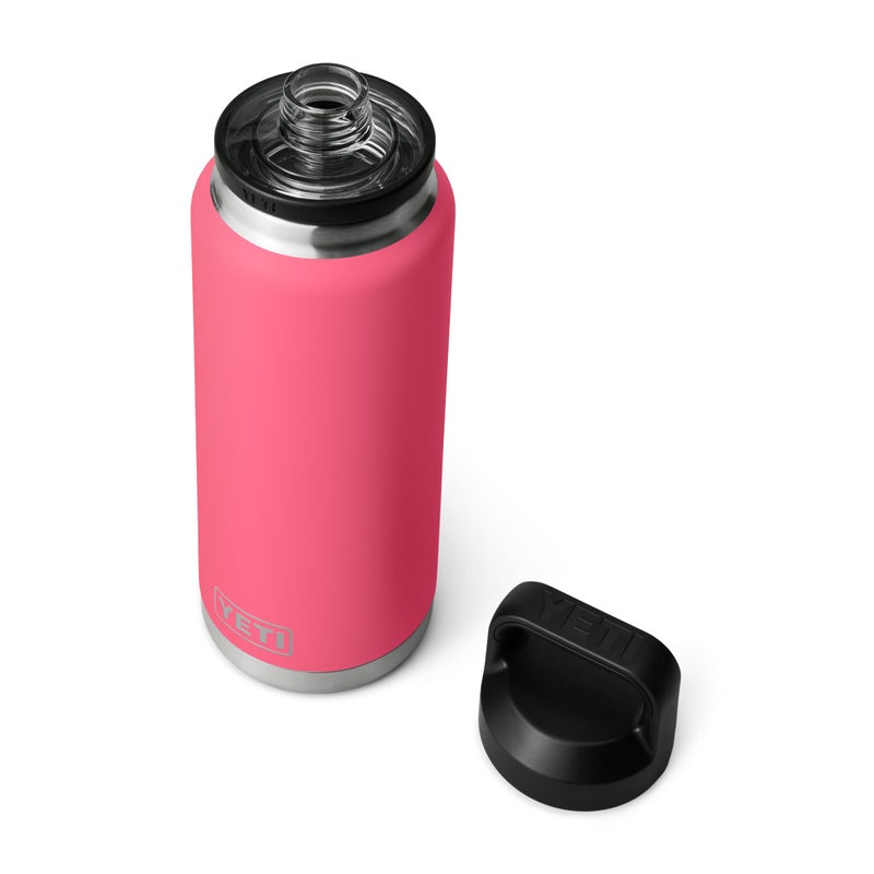 YETI Rambler 36 oz Bottle, Leakproof, Vacuum Insulated, Stainless Steel with Chug Cap, Tropical Pink - Image 3