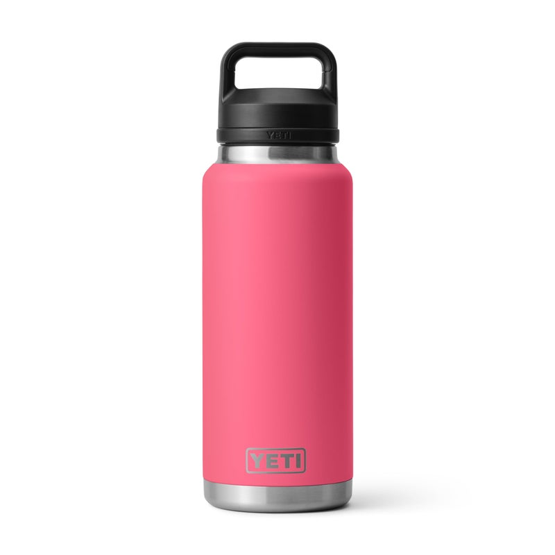 YETI Rambler 36 oz Bottle, Leakproof, Vacuum Insulated, Stainless Steel with Chug Cap, Tropical Pink - Image 1