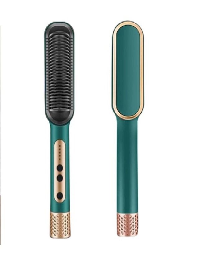 SK-1009 Hair Straightnener Brush 1080F -Green