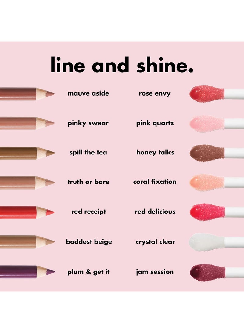 elf Glow Reviver Lip Oil for a High Gloss Finish 7.39ml  It's Giving Guava - Image 4