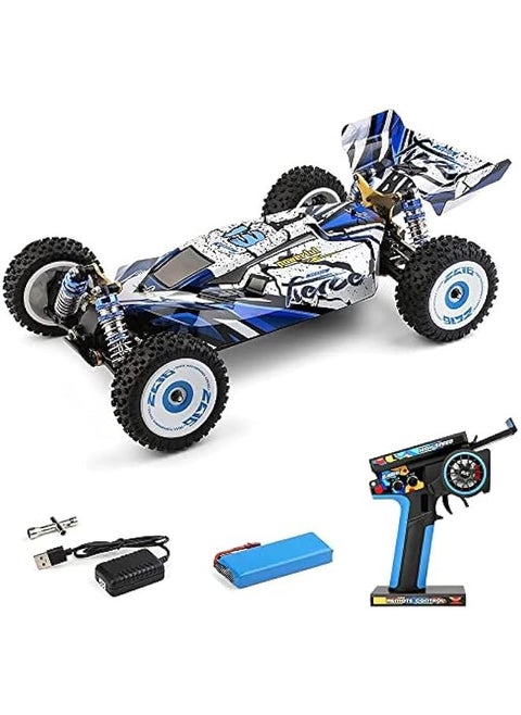 WLtoys 124017 V2 RC Car, 1:12 Scale 2.4GHz Remote Control Car, 4WD 75km/h High Speed Racing Car, Off-Road Buggy Drift Car RTR with Brushless Motor and Metal Chassis for Adults