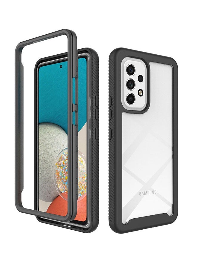 KASTWAVE Samsung Galaxy A53 5G Case, Shock Absorption Bumper Design, Enhanced Camera and Screen Protection, Shockproof TPU Protective Phone Cover for Samsung Galaxy A53 5G(Black)  - Image 1