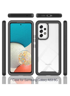 KASTWAVE Samsung Galaxy A53 5G Case, Shock Absorption Bumper Design, Enhanced Camera and Screen Protection, Shockproof TPU Protective Phone Cover for Samsung Galaxy A53 5G(Black)  - Image 2