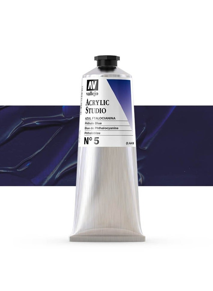 Vallejo Vallejo acrylic studio 5:125ml. Phthalo blue
