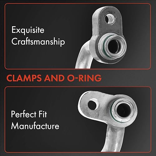 A-Premium A/C Discharge Line Hose Assembly Compatible with Honda Civic Hybrid 2006-2010, EX-L 2009, Hybrid-L 2009-2011, 1.3L 1.8L SOHC, Compressor to Condenser - Image 3